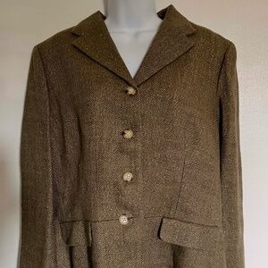 Lauren Ralph Women’s Wool Tweed Blazer Jacket